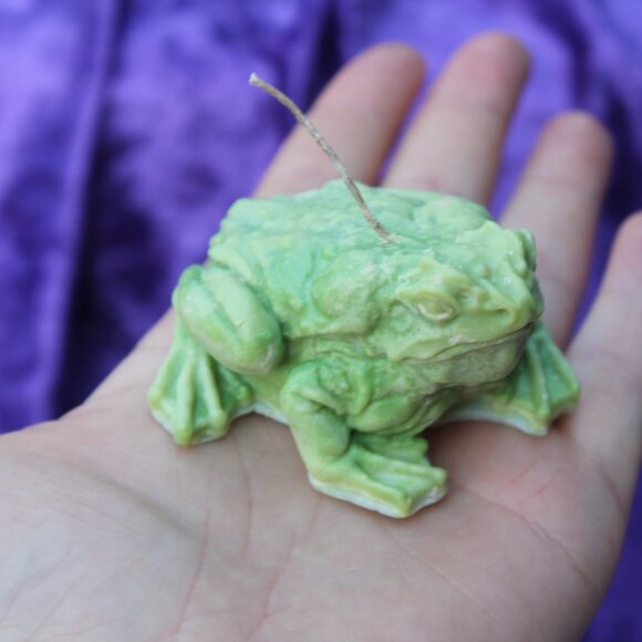 Green Frog Candle - Picture 9 of 14